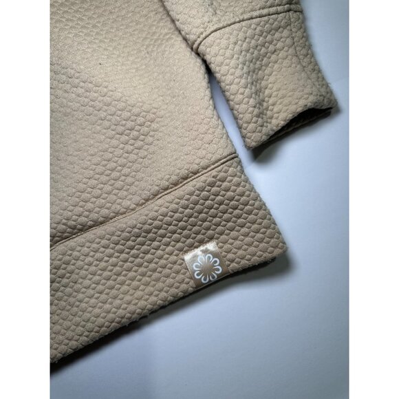 Pro Player Women’s Zip Up Athletic Sweater Tan Long Sleeve Jacket Size 1X - Picture 2 of 7